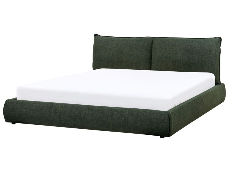 Łóżko Vinay 180 x 200 cm Ciemnozielony 1 szt.