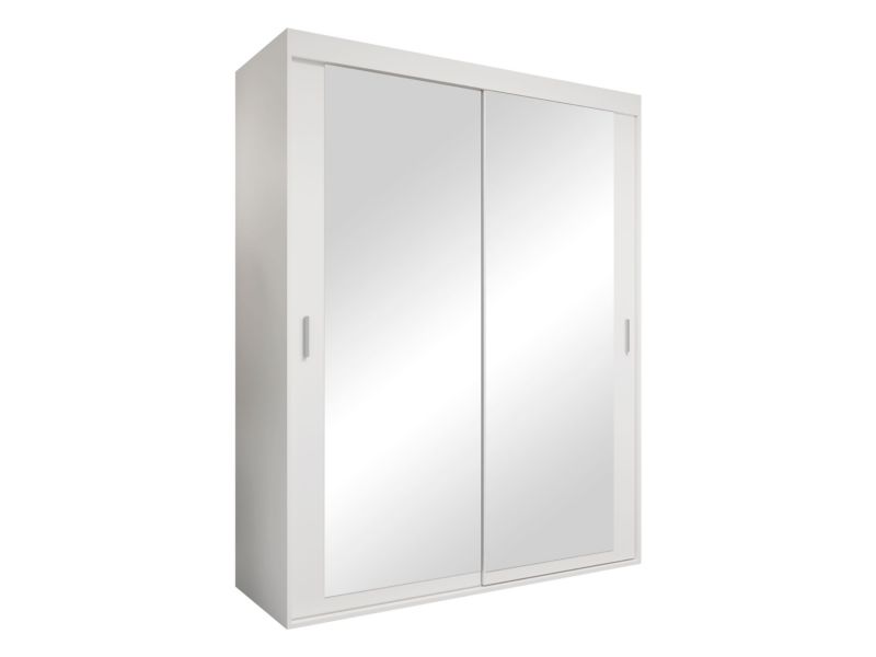 Szafa z lustrem MIRJAN 24 Mat V biały 1 szt.