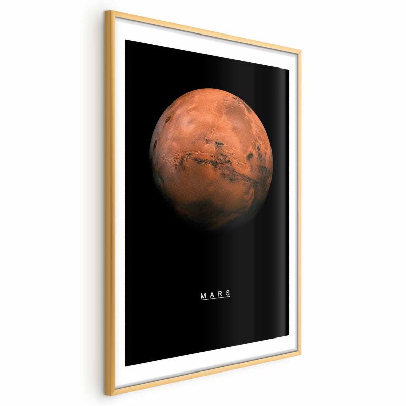 Plakat Artgeist Mars 40x60 cm z ramą złotą 1 szt