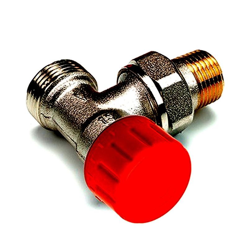 Zawór Comap termostatyczny kątowy 12.7 mm 19.05 mm Euro z nastawą wstępną M30 1 szt.