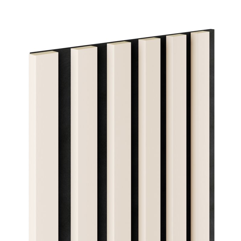 Lamele ścienne na czarnym filcu 6L Marbet Design WOODLINE 270x30 cm Kaszmir 5 szt.