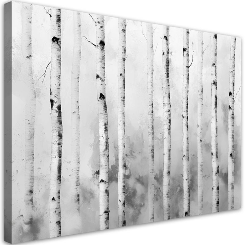 Obraz do salonu sypialni Feeby Las brzozowy krajobraz natura 120x80cm 1szt