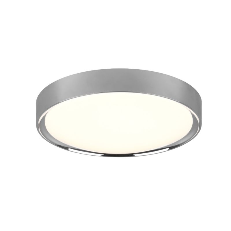 Plafon sufitowy nowoczesny Trio Clarimo srebrno-biały LED 18W 3000K 1600 lm łazienkowy IP44 wym: 9 x 33 x 33 cm - 1 szt.