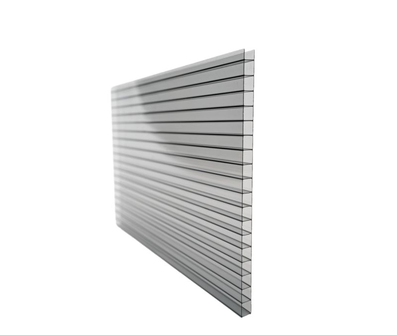 Poliwęglan komorowy TECH-PLAST 10mm szary 1,05 x 3,00m 1-kom 1 szt.