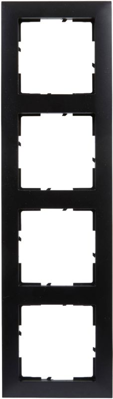 Ramka poczwórna Legrand Suno czarna