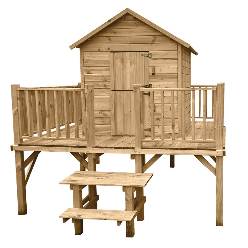 Domek ogrodowy 4iQ Group dla dzieci Maciej drewniany 1 szt.