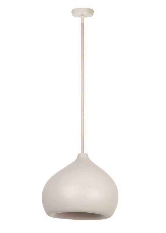 Lampa wisząca Sigma Lighting Mauro 0186 beżowa nowoczesna 1xE27 x 1 szt.