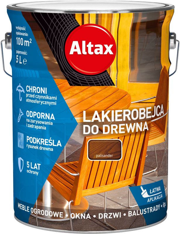 Lakierobejca do drewna Altax palisander 5 l