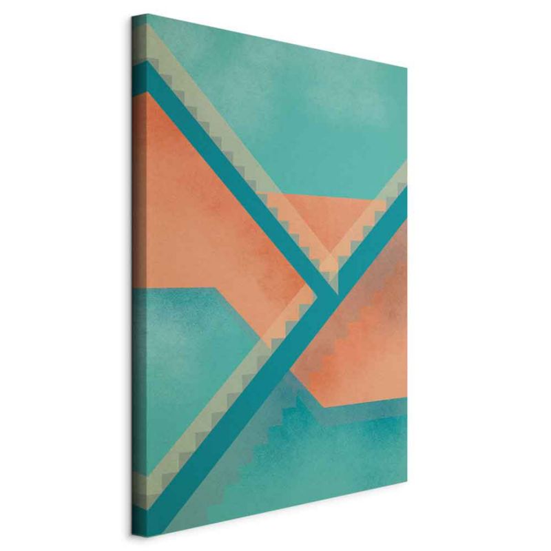 Obraz Artgeist Kompozycja schodów 80 x 120 cm płótno włoskie 1 szt