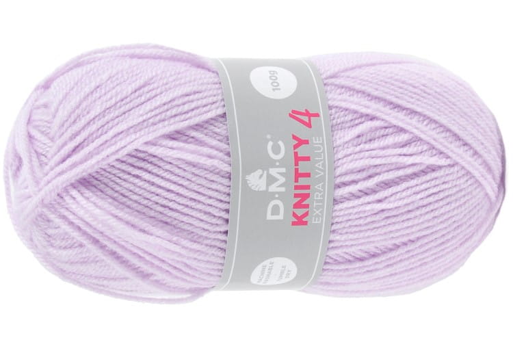 WŁÓCZKA DMC KNITTY 4 KOL. 850 / PASTELOWY FIOLETOWY