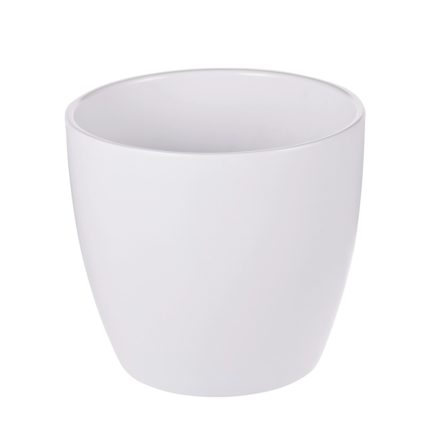 Osłonka ceramiczna Irys biała - śr. 19 cm