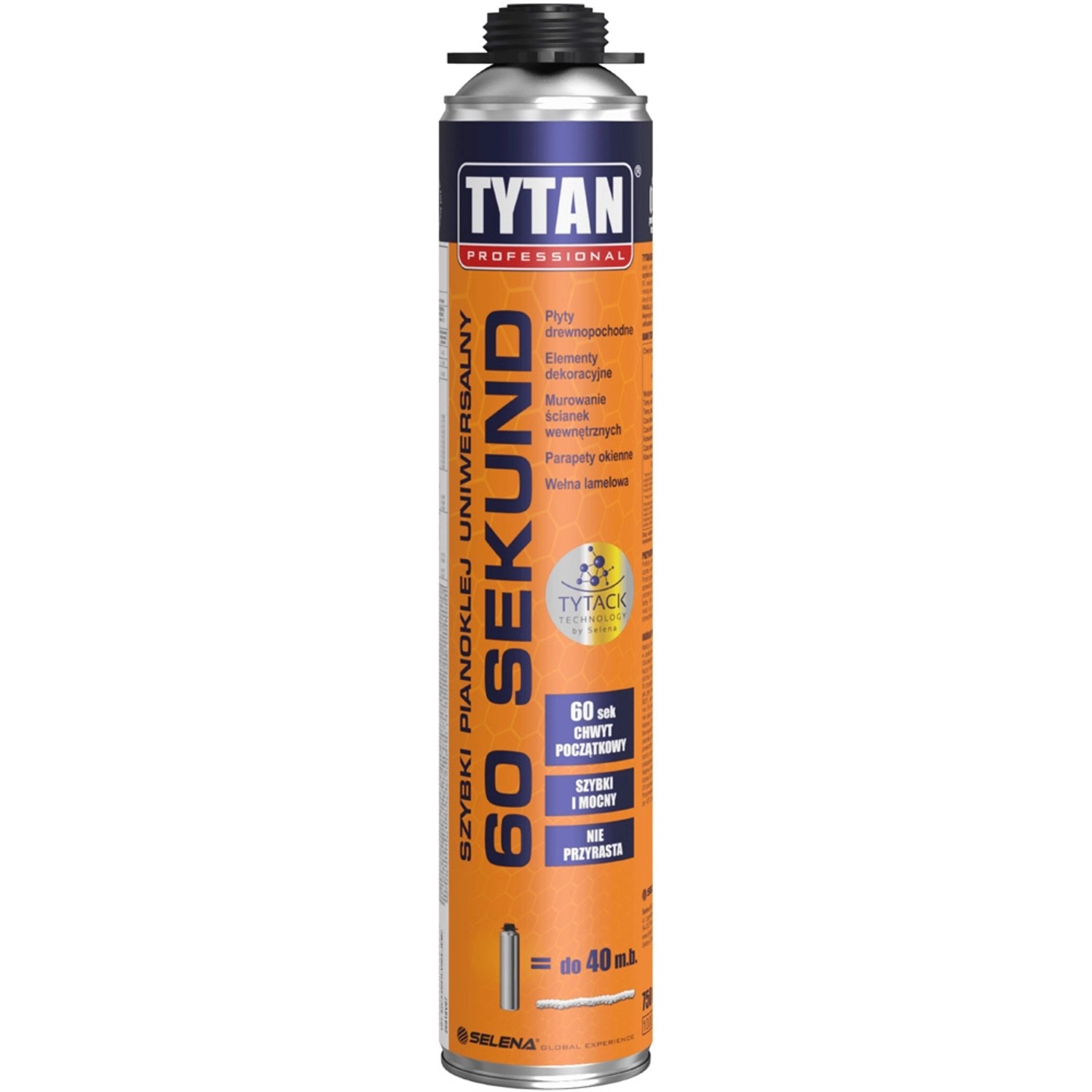 Tytan Pianoklej uniwersalny pistolet 60 sekund 750 ml