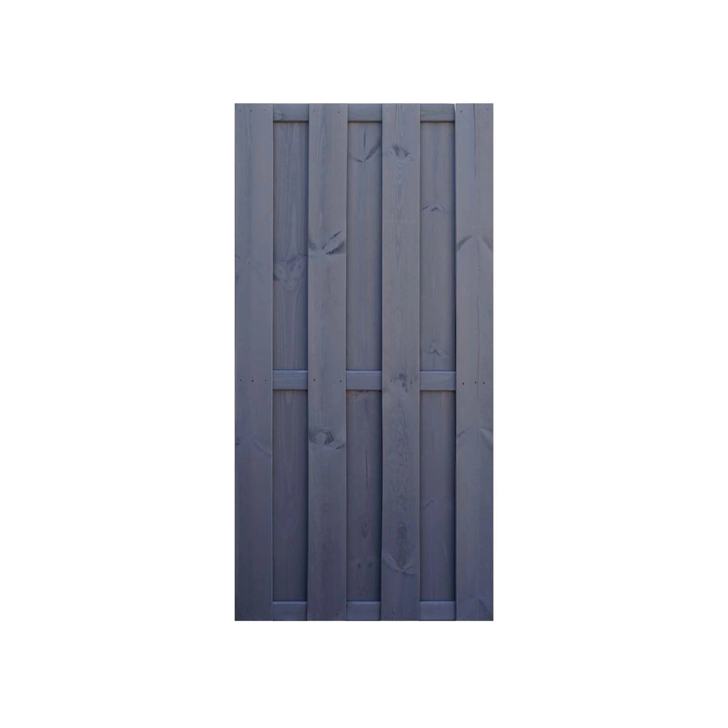 Płot pełny ARON prosty szary - 90 x 180 cm