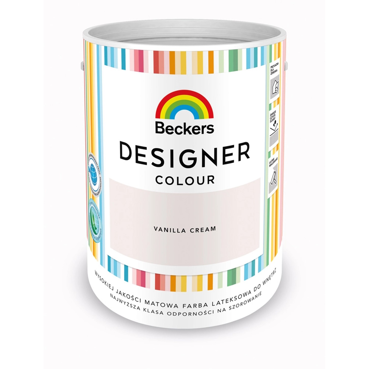 Farba lateksowa Beckers Designer vanilla cream 5 l