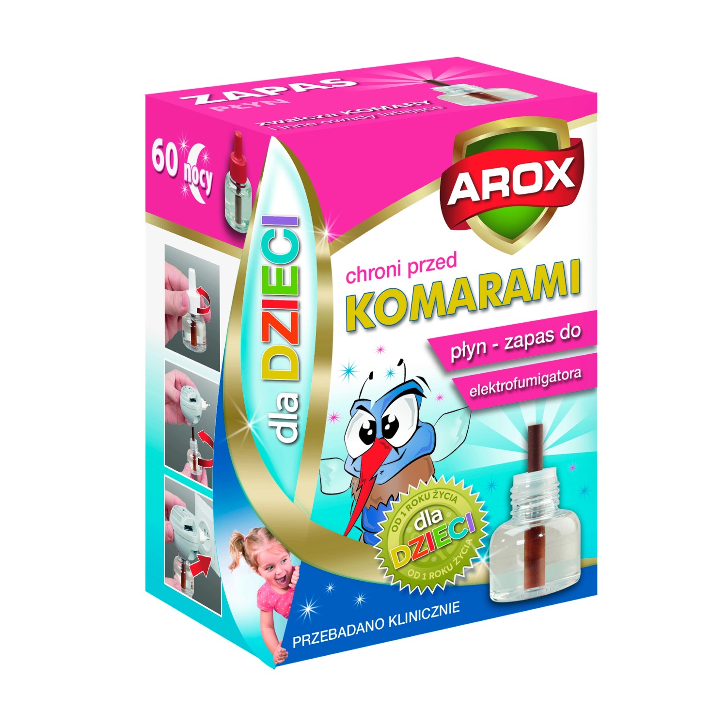 Arox Płyn do elektrofumigatora dla dzieci 45 ml
