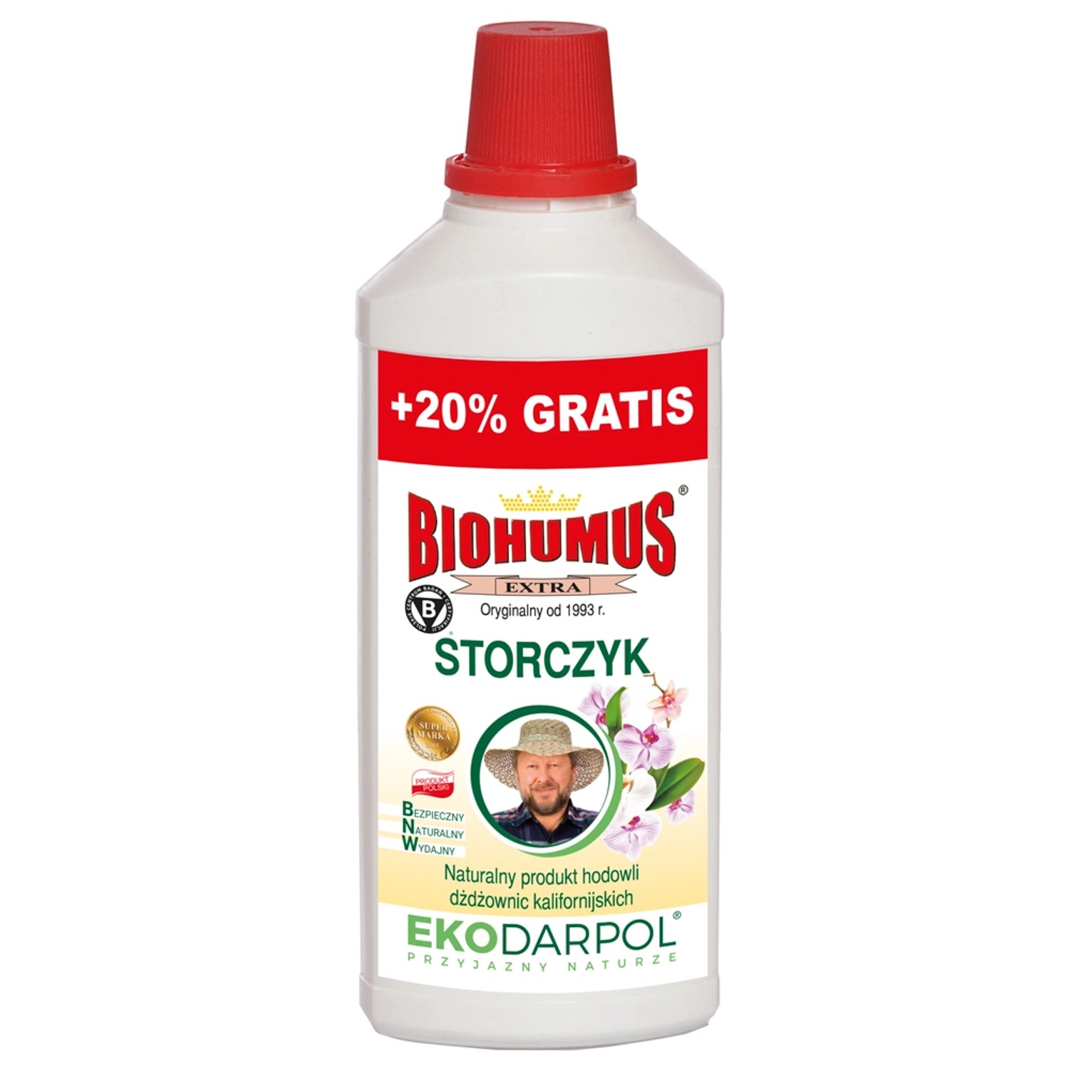 Nawóz Biohumus Extra do storczyków - 1 l + 20 %.