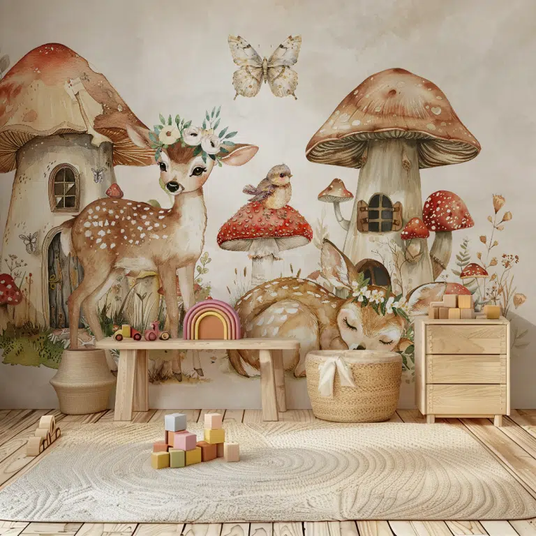 Fototapeta dla dzieci Sarenki w Lesie - 650