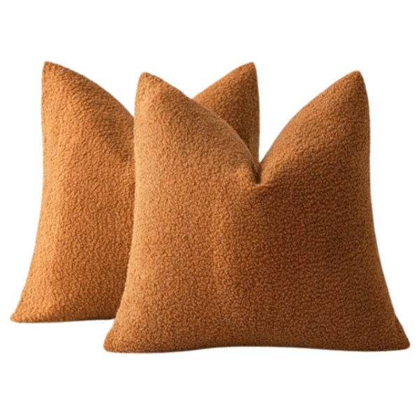 Pluszowa poszewka na poduszkę orange NS - 30x50
