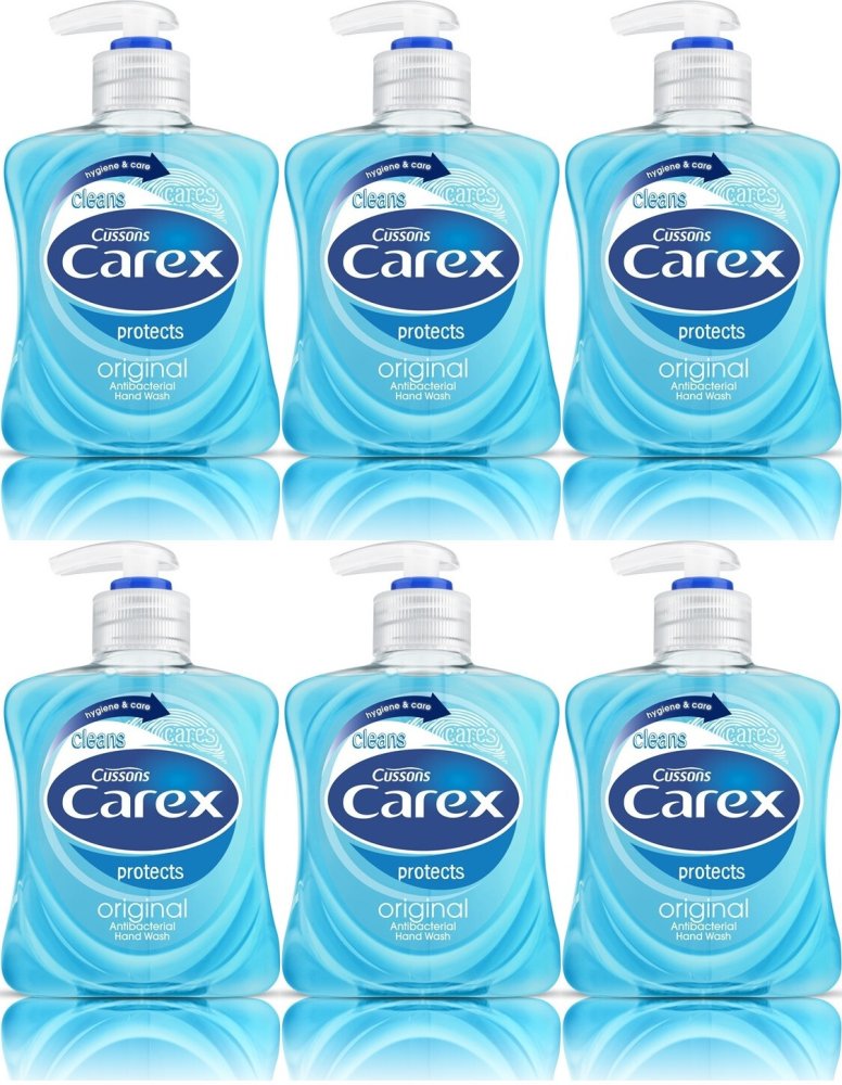 6x Mydło w płynie Carex Original, 250ml
