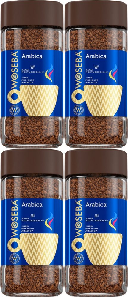 4x Kawa rozpuszczalna Woseba Arabica, 100g