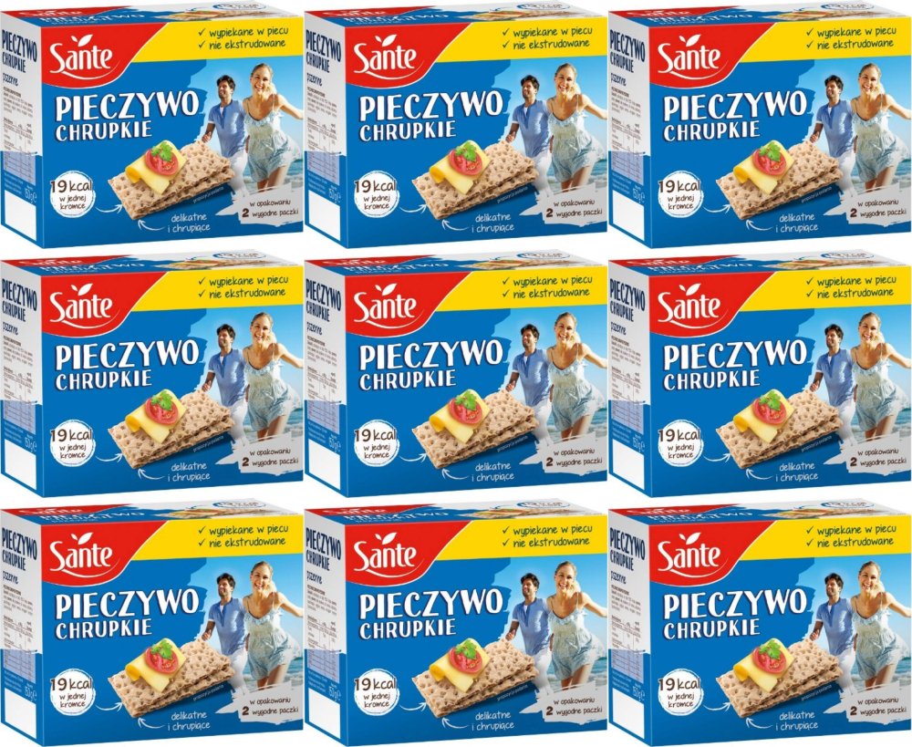 9x Pieczywo chrupkie Sante, 150g