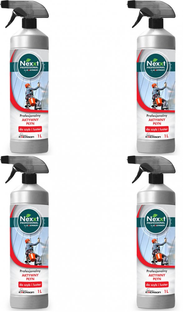 4x Aktywny płyn do szyb i luster Nexxt, 1l