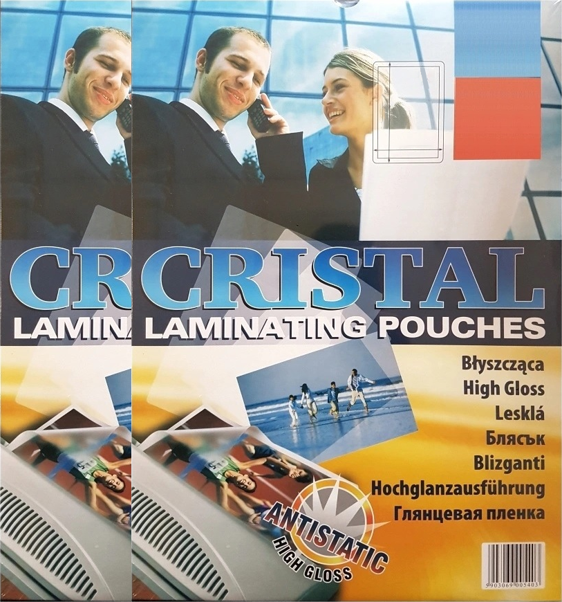 2x Folia do laminowania Argo, 80x111mm, 2x80 μm, antystatyczna, 100 sztuk