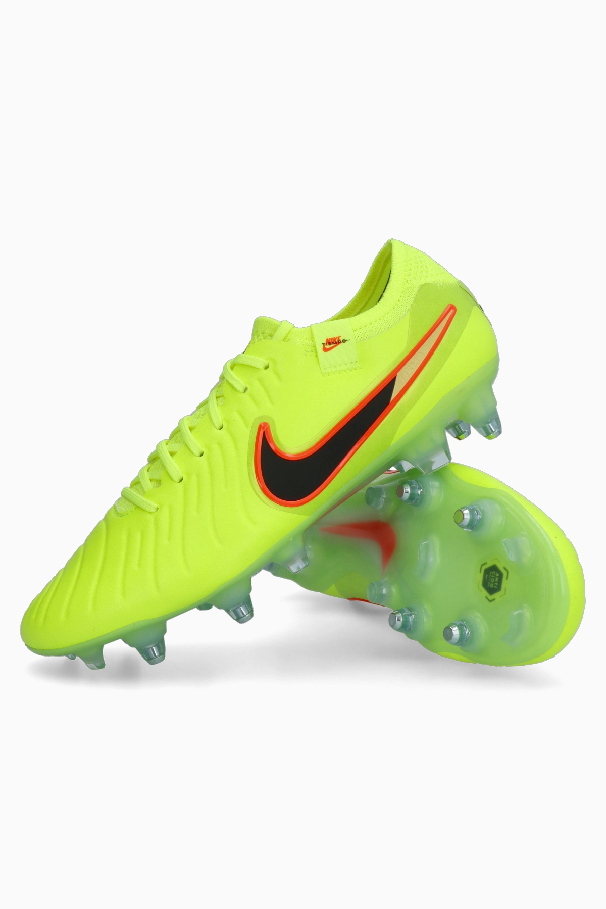 Wkręty Nike Tiempo Legend 10 Elite SG-Pro Anti Clog - Limonkowy