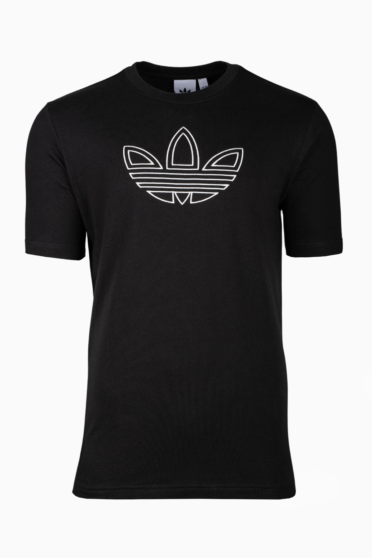 Koszulka adidas Outlined Trefoil - Czarny