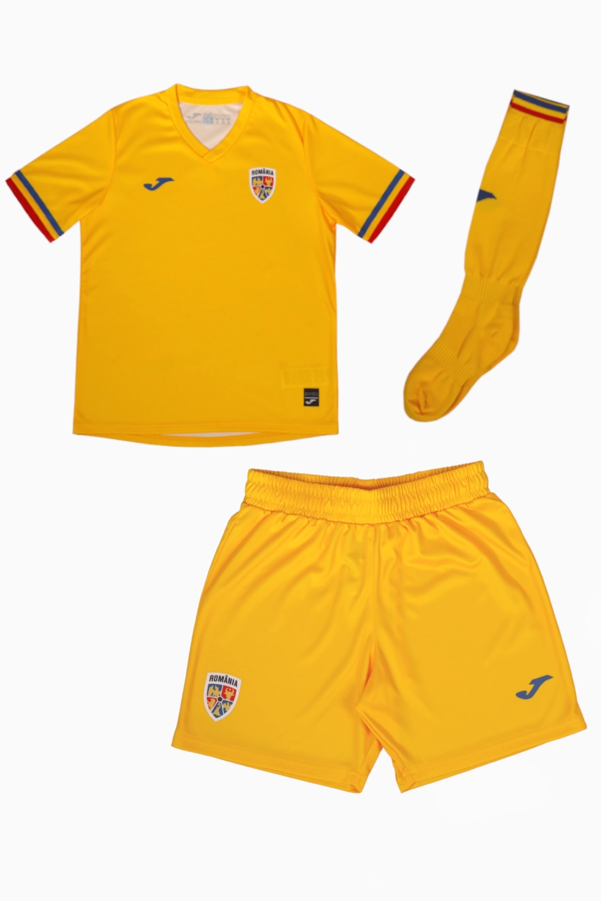Komplet Reprezentacji Rumunii Joma 2024 Junior - Żółty