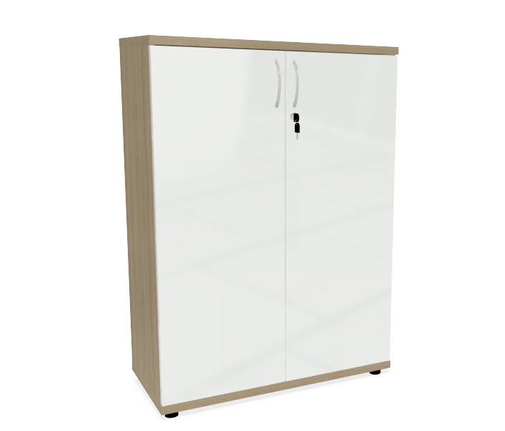 HEBE TS301 szafa podwójna 80,2x40x114,5h (Kolor korpusu: Orzech Saleve)