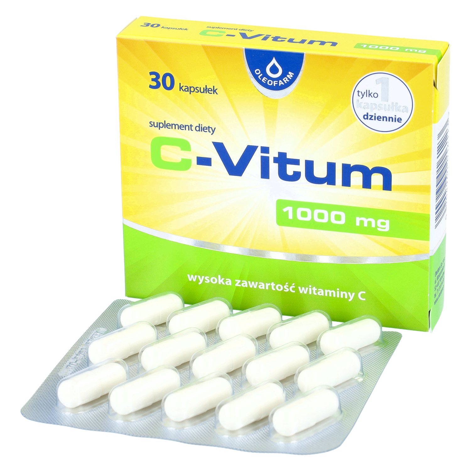 C-vitum 1000 mg, 30 kapsułek