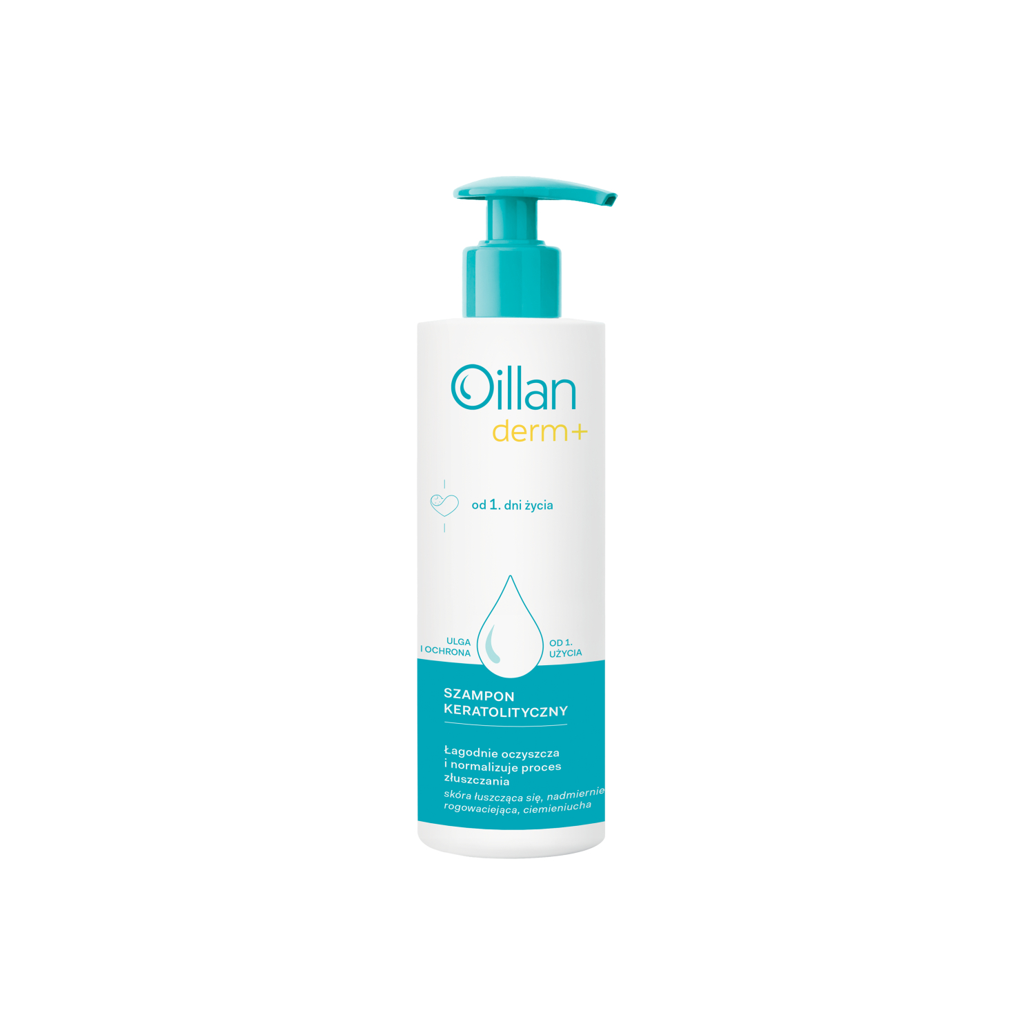 Oillan derm+ - szampon keratolityczny, od 1. dnia życia, 200 ml