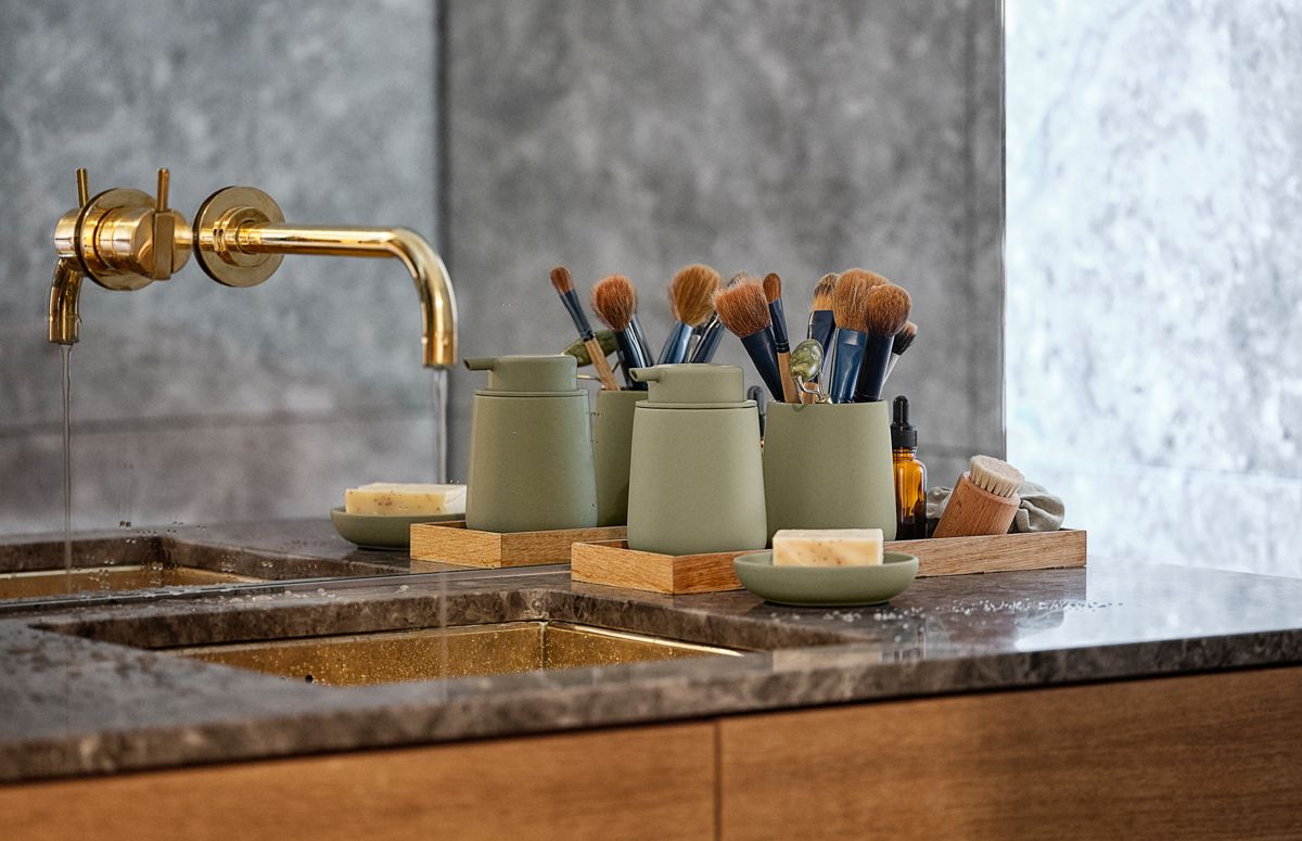 Zone Denmark Nova One kubek na szczoteczki zielony 15249