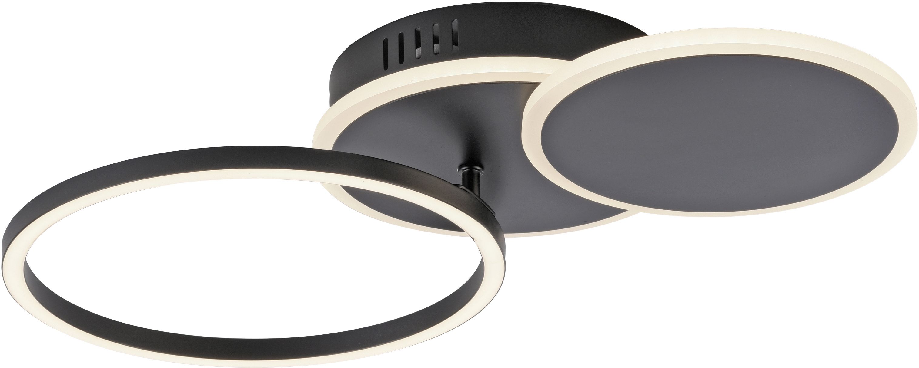 Just Light Sevent lampa podsufitowa 1x25,5W czarny 14116-18