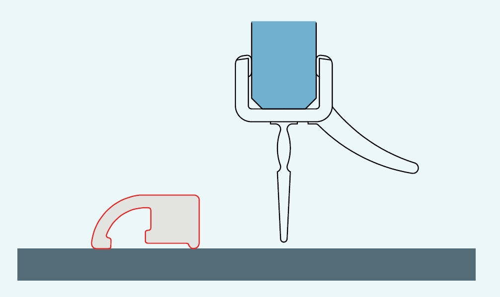SanSwiss listwa progowa 100 cm S.ANE.50