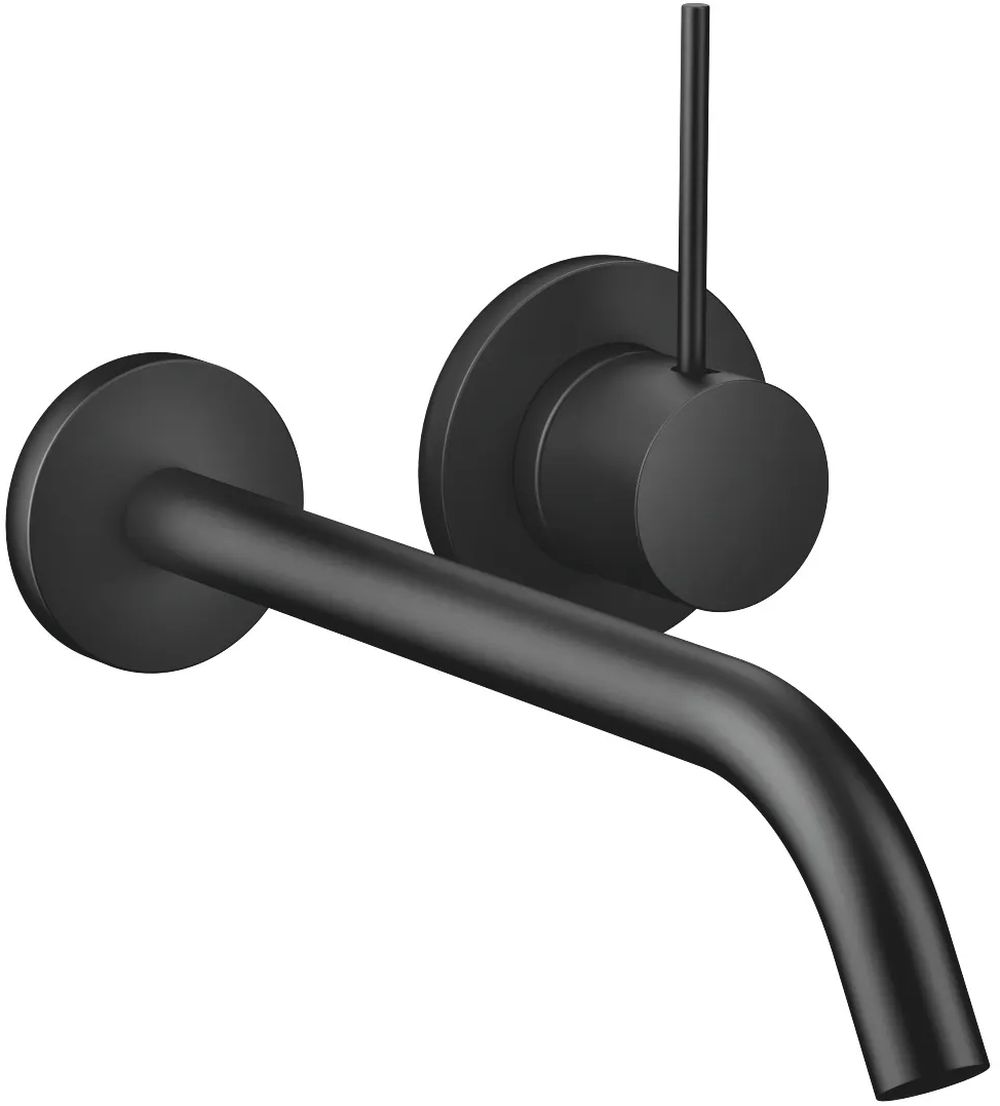 Dornbracht Meta Slim bateria umywalkowa podtynkowa czarny mat 36861662-33