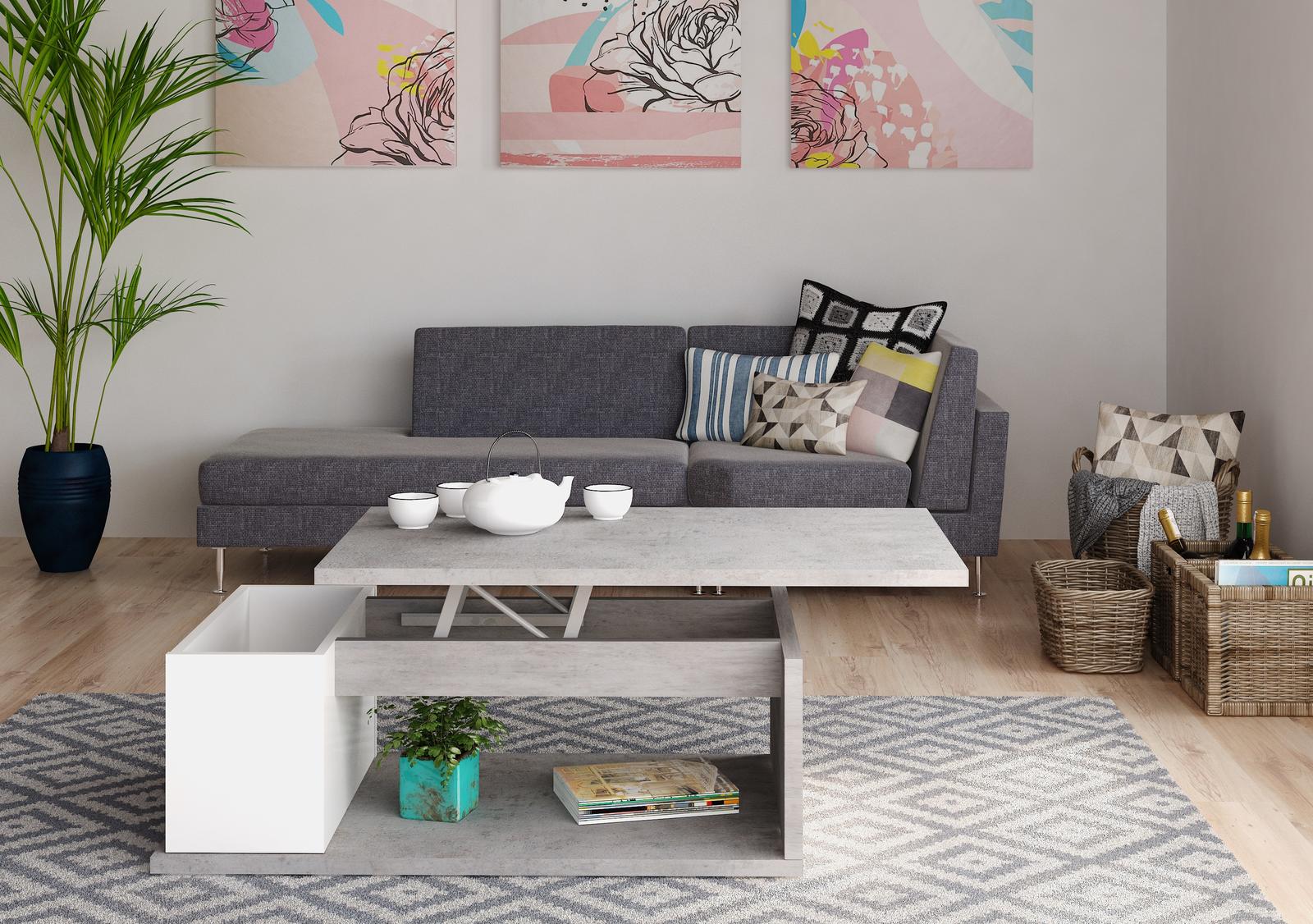 Stolik kawowy Otawa - concrete