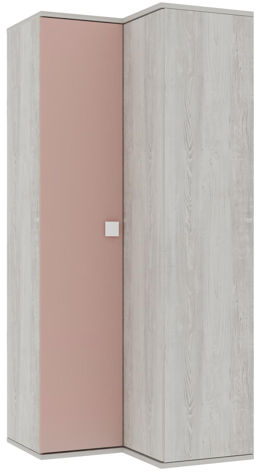 Szafa narożna dla dzieci Cascina, pink antique