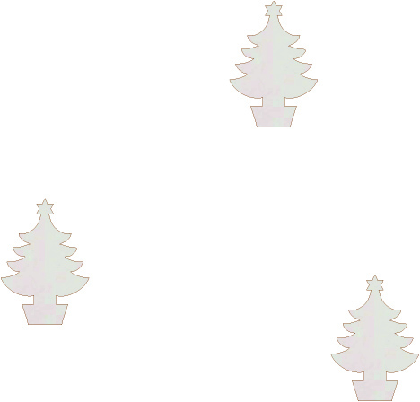 Choineczka baza do makramy, kartek, wycinanki, tekturki, scrapki, dekor święta Bożego Narodzenia zawieszka z bermaty zestaw 3