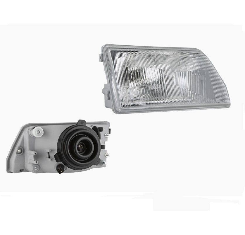 Reflektor przedni Fiat Cinquecento lewy z korektorem ręcznym 0297.45431 Wesem