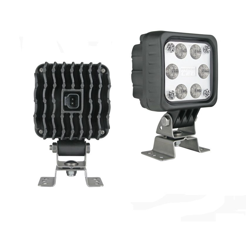 Lampa robocza LED 3000lm uchwyt omega złącze DT04-2P LED9C.53927 Wesem