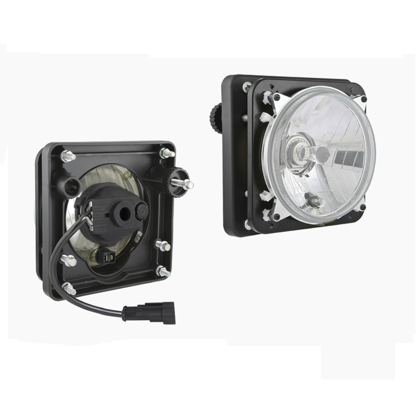 Hermetyczny reflektor przedni ?139 typu H4/R2 z korektorem ręcznym złącze AMP SuperSeal PES3.42234 Wesem