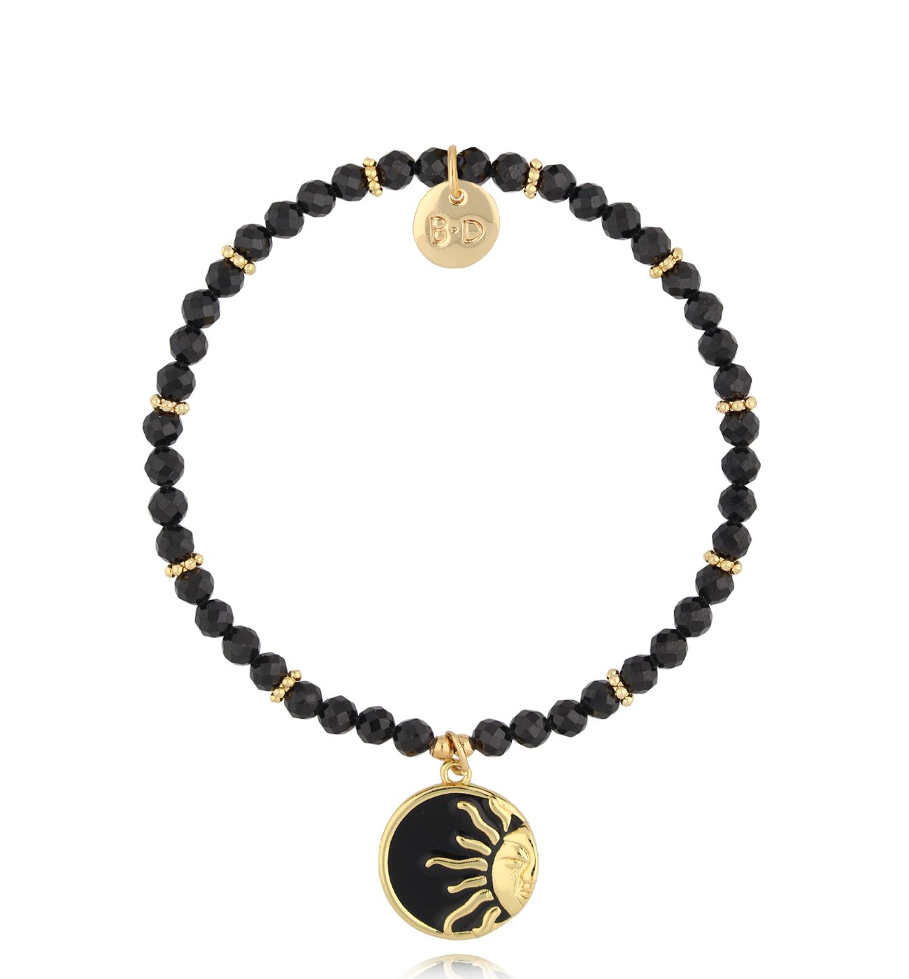 Bransoletka z turmalinami i słońcem Soleado BTW2396