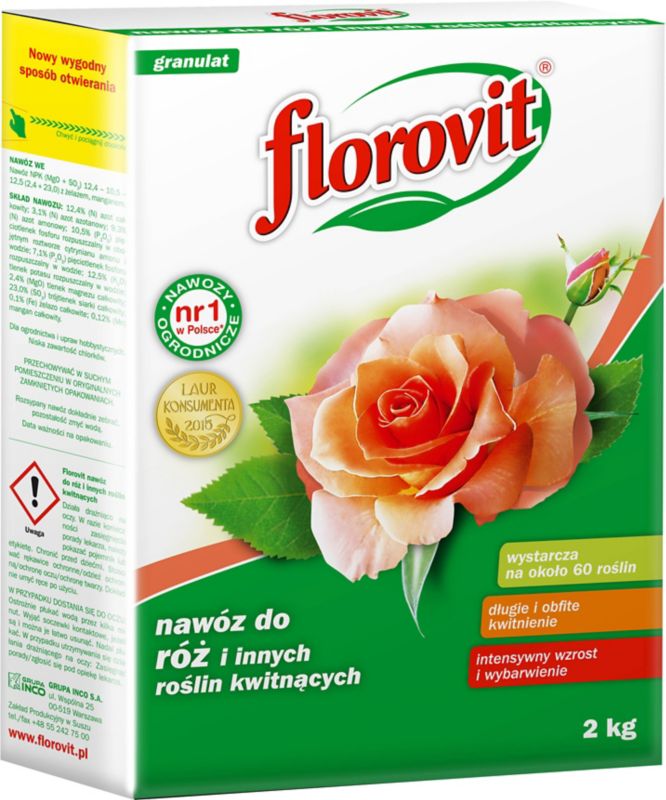 Nawóz do róż i roślin kwitnących Florovit 2 kg