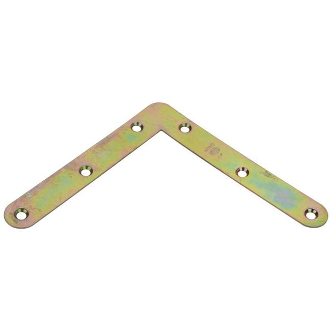 Narożnik wąski 17 x 120 x 120 mm ocynk żółty