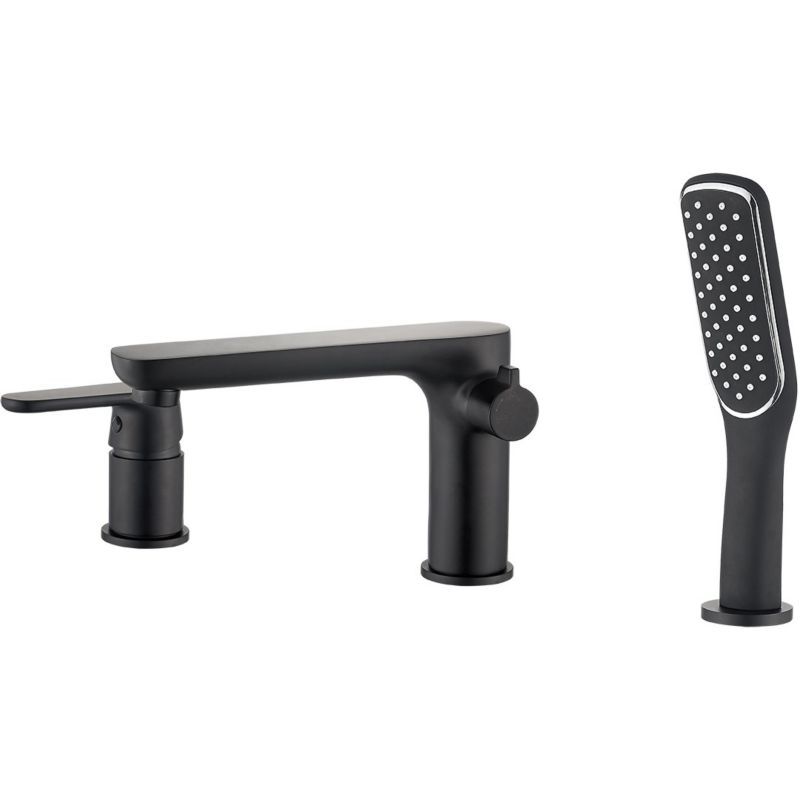 Bateria wannowa Kuchinox stojąca 3-otworowa Dima czarna 1 szt.