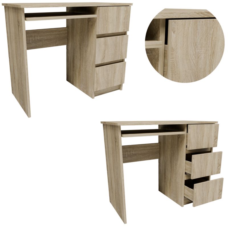 Biurko Matkam A6PRASON komputerowe prawe dąb sonoma 1 szt.