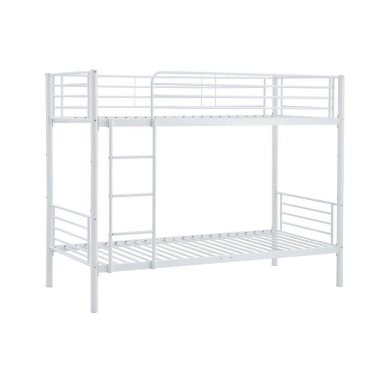 Łóżko Halmar piętrowe BUNKY 90x200 białe 1 szt