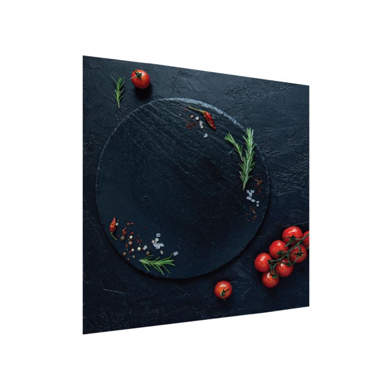 Panel kuchenny z grafiką 60x65 cm ALLboards POMIDORKI KAMIEŃ 1 szt.